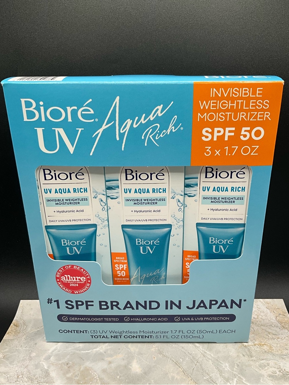 UV Aqua Rich Invisible Weightless Moisturizer SPF 50 - sealed pack